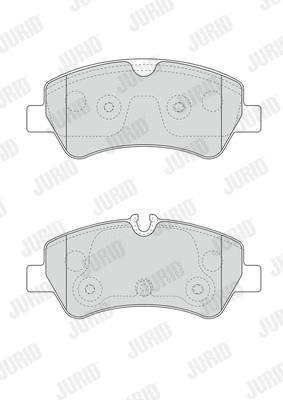 Brake Pad Set, disc brake (573434J)