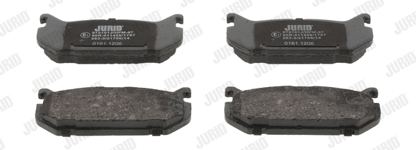 Brake Pad Set, disc brake (572161J)