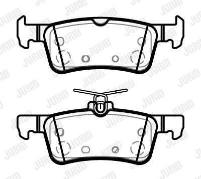 Brake Pad Set, disc brake (573888J)