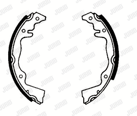 Brake Shoe Set, parking brake (361070J)