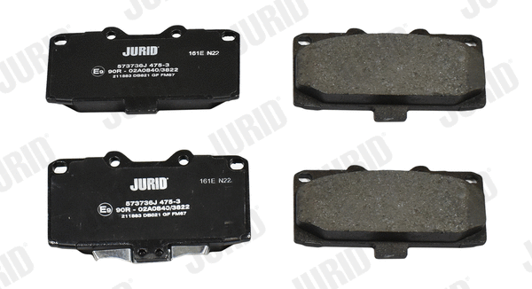 Brake Pad Set, disc brake (573736J)