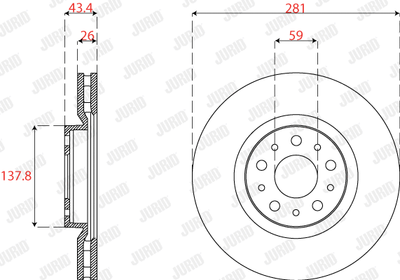 Brake Disc (563274JC)