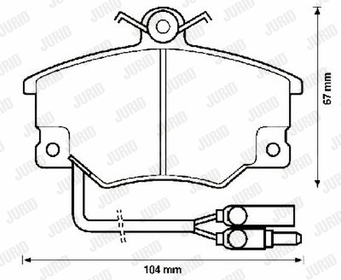 Brake Pad Set, disc brake (571452J)