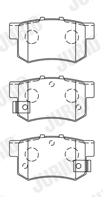 Brake Pad Set, disc brake (572138J)