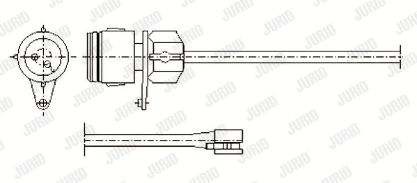 Warning Contact, brake pad wear (581342)