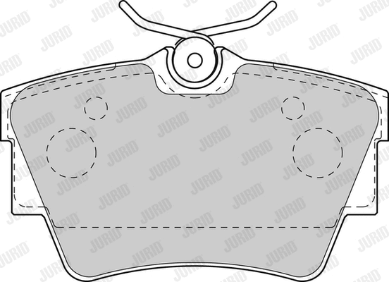 Brake Pad Set, disc brake (573059J)