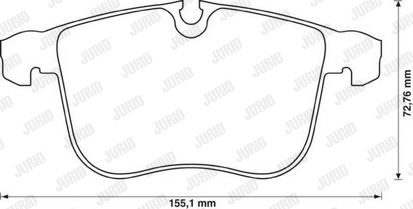 Brake Pad Set, disc brake (573090J)