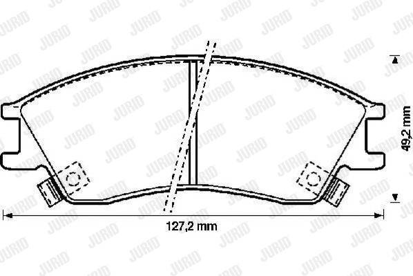 Brake Pad Set, disc brake (572270J)