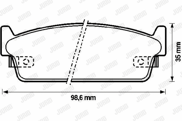 Brake Pad Set, disc brake (572153J)
