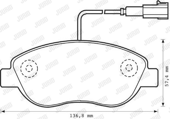 Brake Pad Set, disc brake (573075D)