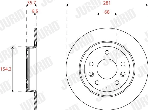 Brake Disc (563285JC-1)