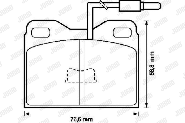 Brake Pad Set, disc brake (571323J)