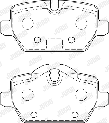 Brake Pad Set, disc brake (573755J)