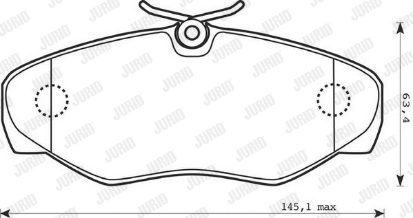 Brake Pad Set, disc brake (573058J)