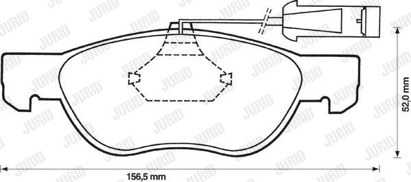 Brake Pad Set, disc brake (571888J)