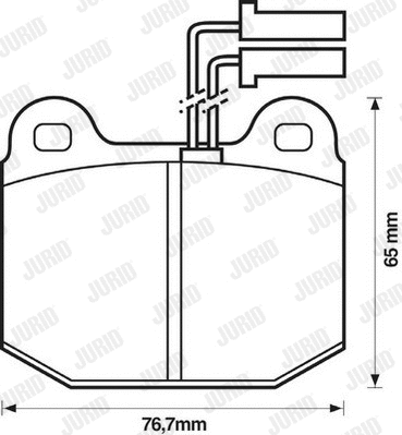 Brake Pad Set, disc brake (571381J)