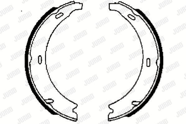 Brake Shoe Set, parking brake