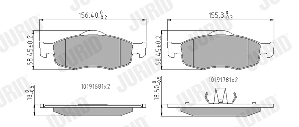 Brake Pad Set, disc brake