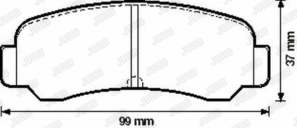 Brake Pad Set, disc brake (572157J)