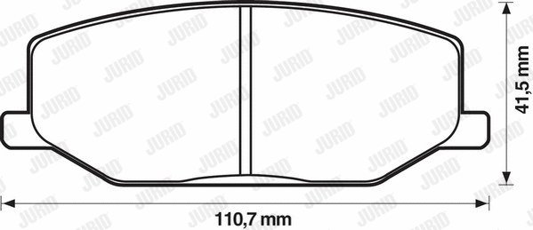 Brake Pad Set, disc brake (572226J)