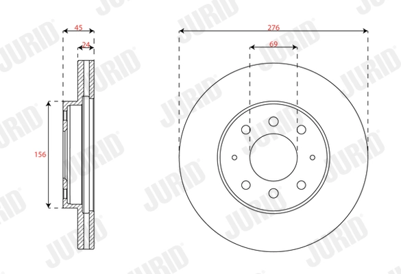 Brake Disc (563610J)