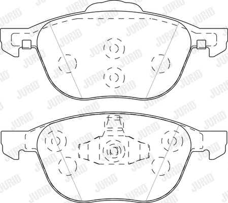 Brake Pad Set, disc brake (573753J)