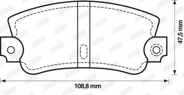 Brake Pad Set, disc brake (571301J)