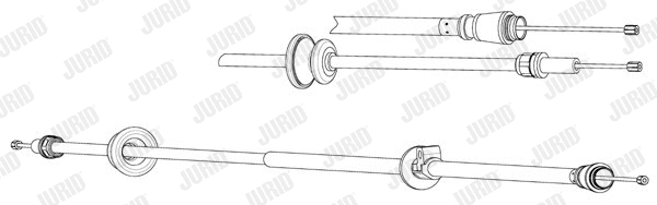 Cable Pull, parking brake (432702J)
