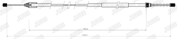 Cable Pull, parking brake (432422J)
