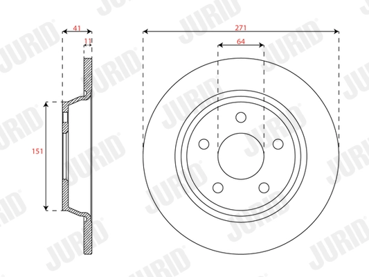 Brake Disc (563665JC)