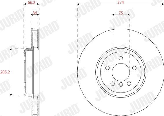 Brake Disc (563283JC-1)