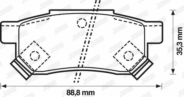 Brake Pad Set, disc brake (571977D)