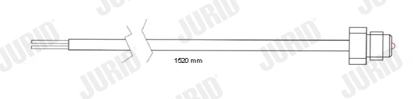 Warning Contact, brake pad wear (FAI210)
