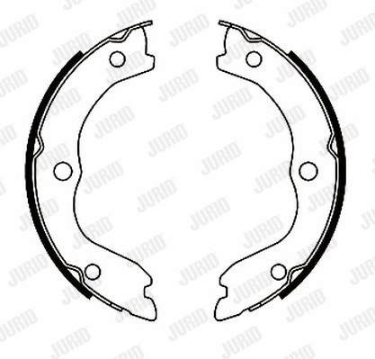 Brake Shoe Set, parking brake