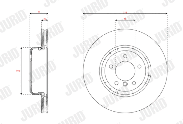 Brake Disc (563082JVC-1)
