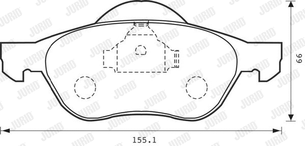 Brake Pad Set, disc brake (573016J)