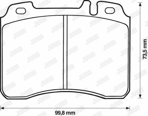 Brake Pad Set, disc brake (571413J)