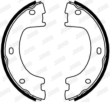 Brake Shoe Set, parking brake (362547J)