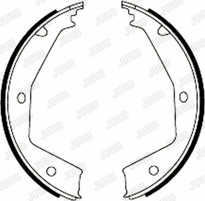 Brake Shoe Set, parking brake