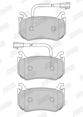 Brake Pad Set, disc brake (573664J)