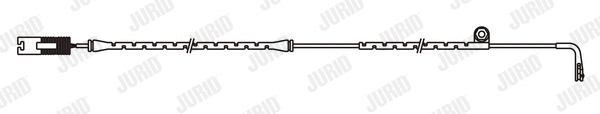 Warning Contact, brake pad wear (581512)