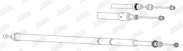 Cable Pull, parking brake (432874J)