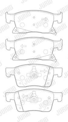 Brake Pad Set, disc brake (573702J)