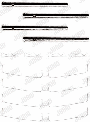 Accessory Kit, disc brake pad (792087J)