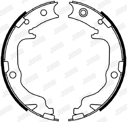 Brake Shoe Set, parking brake (362643J)