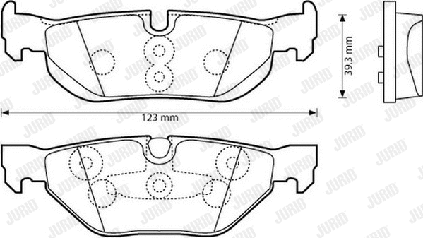 Brake Pad Set, disc brake (573139JC)