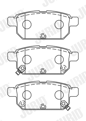 Brake Pad Set, disc brake (573384J)