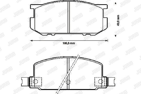 Brake Pad Set, disc brake (572177J)