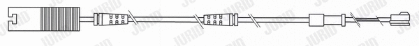 Warning Contact, brake pad wear (581521)