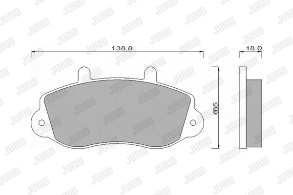 Brake Pad Set, disc brake (571932J)
